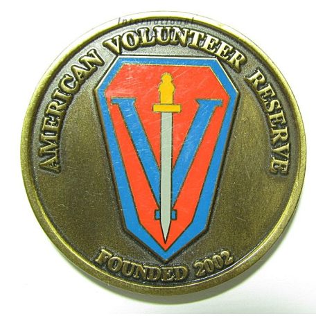 American Volunteer Reserve, In Service to the United States of America (2002)