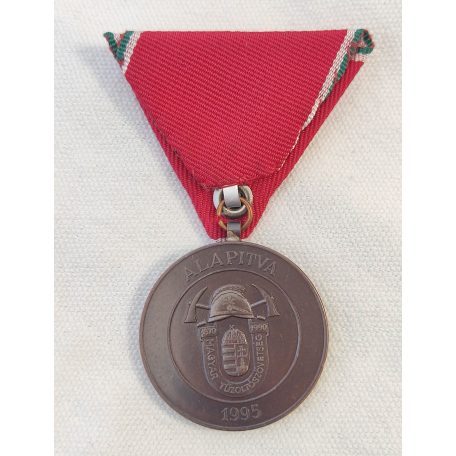 Hungarian Volunteer Firefighter Service Medal X Years