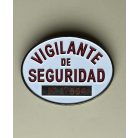 Spain Security Guard Metal Badge numbered