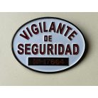 Spain Security Guard Metal Badge numbered