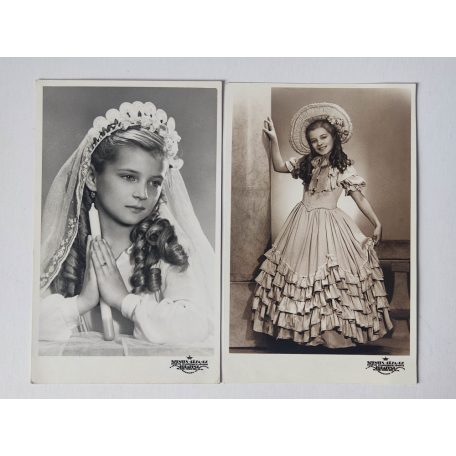 2 pcs Hungarian First Communion and Festive Dress Girl Photos