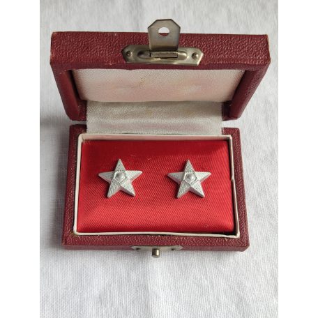 Hungary, Warsaw Pact: Officers' Promotion award set - 2 Stars in award case