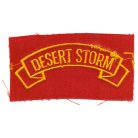 Gulf War Desert Storm Rocker Iron PATCH