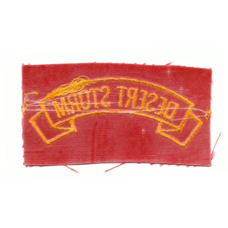 Gulf War Desert Storm Rocker Iron PATCH