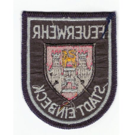 Stadt Einbeck City Germany Feuerwehr/Fire Department Patch