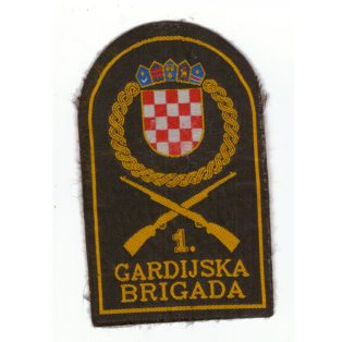  Croatian Army - 1. Guards Brigade PATCH  - Yugoslavian War 1990s