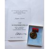   East Germany DDR 1949-1989  Medal of Honor for the 40th Anniversary with award certificate and case