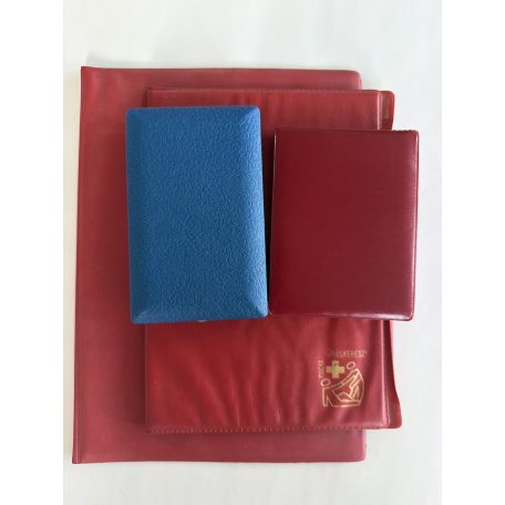 Hungarian Red Cross personal lot of 2 cased medal sets & award certificates