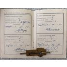 Hungarian 1975M Driver Qualification Badge 1st class with documents