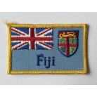Official Fijian Embroidered Flag Union Jack and Fijian Coat of Arms