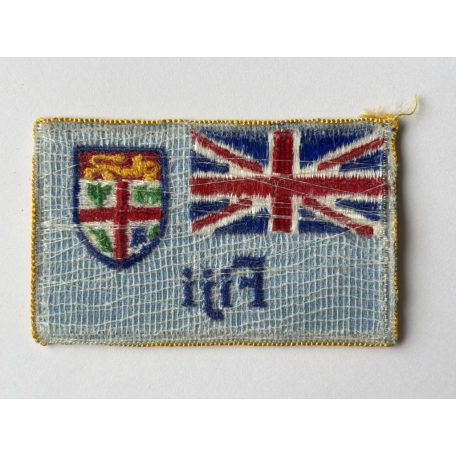 Official Fijian Embroidered Flag Union Jack and Fijian Coat of Arms