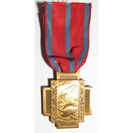 BELGIUM WW1 FIRE CROSS CROIX DE FEU MEDAL 1914-1918