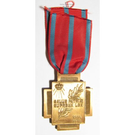 BELGIUM WW1 FIRE CROSS CROIX DE FEU MEDAL 1914-1918