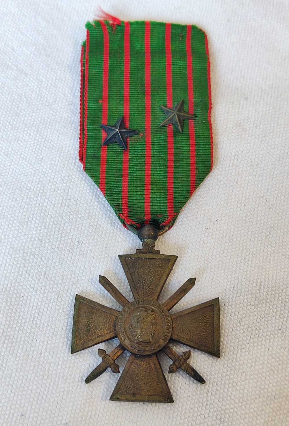 Fourragère Croix De Guerre 1914-1918 - Insigne Militaire Français Original
