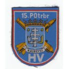 Croatian Army -15th HV Anti-Armor Artillery and Missile Brigade PATCH - Yugoslavian War 1990s