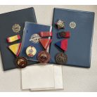 Hungarian Medal lot (5) to a Militiaman + Photo ID and award certificates