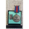   German cased Voluntary Firefighter Medal in Silver for 30 years - Brandenburg