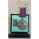 German cased Voluntary Firefighter Medal in Silver for 30 years - Brandenburg