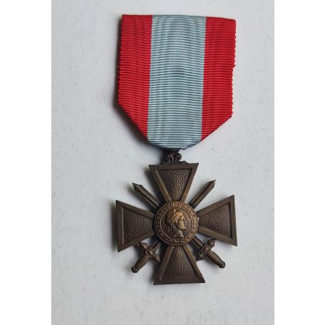 France French War Cross Foreign Campaigns TOE Medal