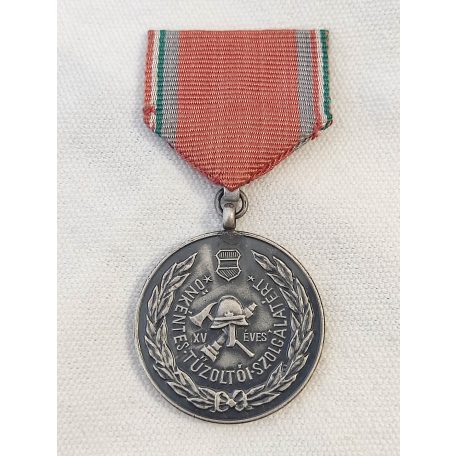 Hungarian Firefighter Service Medal XV. Years