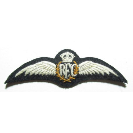 British WW1 Royal Flying Corps (RFC) Pilot Wings Badge padded mod 3.