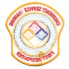 Emergency Service Training Hazardous Materials First Responder PATCH