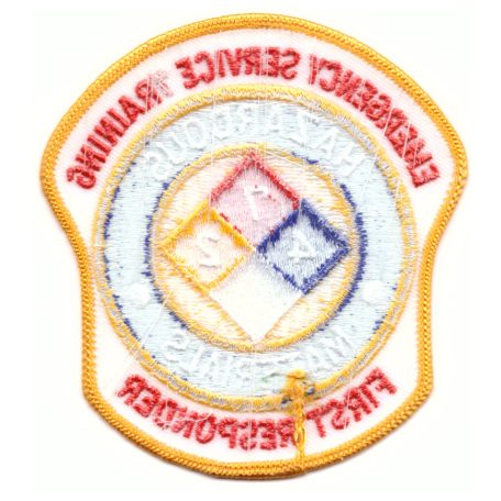 Emergency Service Training Hazardous Materials First Responder PATCH