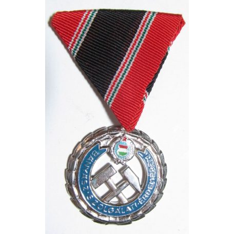 Hungarian Long Service Medal for Miners, Silver Grade,1957