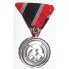 Hungarian Long Service Medal for Miners, Silver Grade,1957