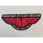 US Dallas Frontiers of Flight Museum Aviation Flight Logo Patch