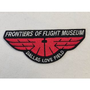   US Dallas Frontiers of Flight Museum Aviation Flight Logo Patch