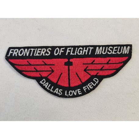 US Dallas Frontiers of Flight Museum Aviation Flight Logo Patch