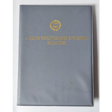 Hungarian 20 Years Defence Service Medal with Certificate