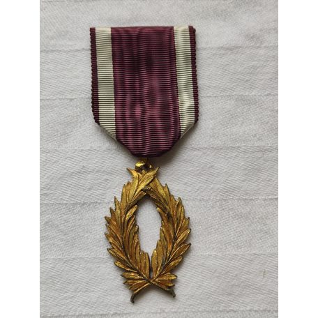 Belgian Military Golden Palms of The Order of the Crown Medal engraved