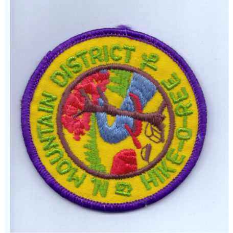 Hike-o-ree 1975 N. Mountain District PATCH