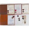   Hungarian Personal Group with Diamond class Miners Merit Medal/ decorations & award docs