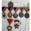   Hungarian Personal Group with Diamond class Miners Merit Medal/ decorations & award docs
