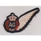 RCAF Royal Canadian Air Force WW2 Air Gunner's (AG) Pilot Wings