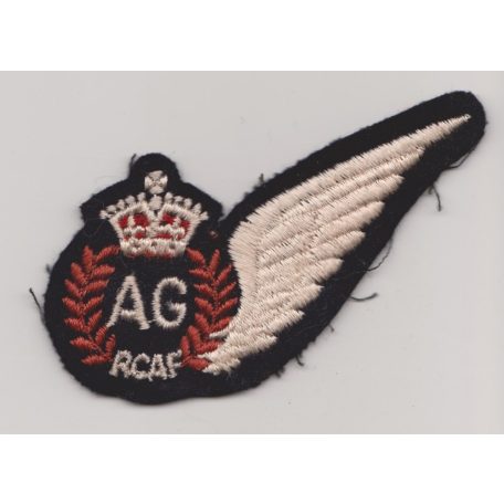 RCAF Royal Canadian Air Force WW2 Air Gunner's (AG) Pilot Wings