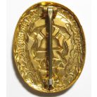 German NW Firefighter Performance Badge Gold Type II.