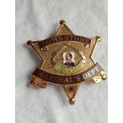 US Tombstone Serif/Marshal Star enameled Badge 