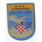 Croatia’s Defense Council - HVO - 4. Brigade Topnicko  Missile Division  PATCH- Yugoslavian War 1990s