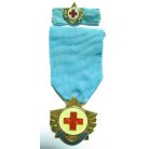 CSR. Medal for Sacrifice and Merit in the Czechoslovak Red Cross 1st Class with Ribbon Bar