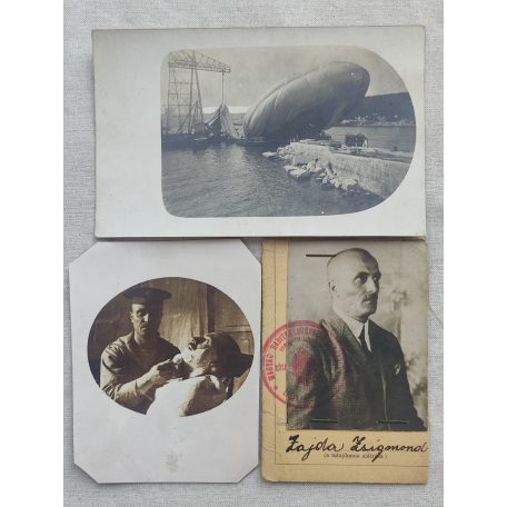 Austria Hungary Navy ID Certificates, Photos Pola Military Harbour