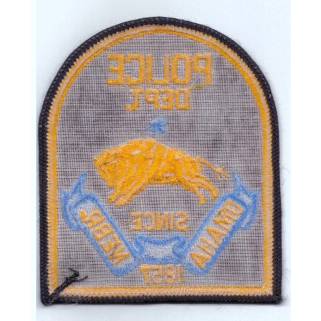 Nebraska Omaha Police Department Since 1857 PATCH
