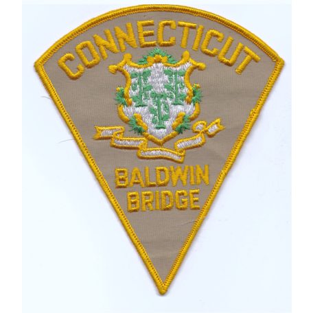 Connecticut Baldwin Bridge Police Patch