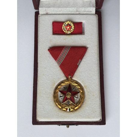 Hungarian Order of Excellent Service Medal Set 