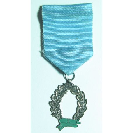 Hungarian Long Service Medal for Policeman (10 Years) (Marked Silver)