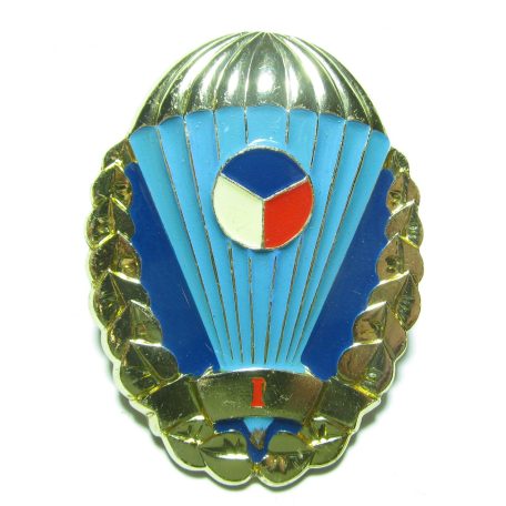 Czechoslovakia Parachute Jump Badge 1st Class (I.)