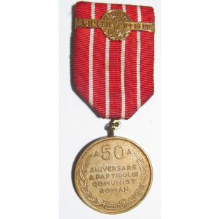   Medal for the 50th Anniversary of the Romanian Communist Party